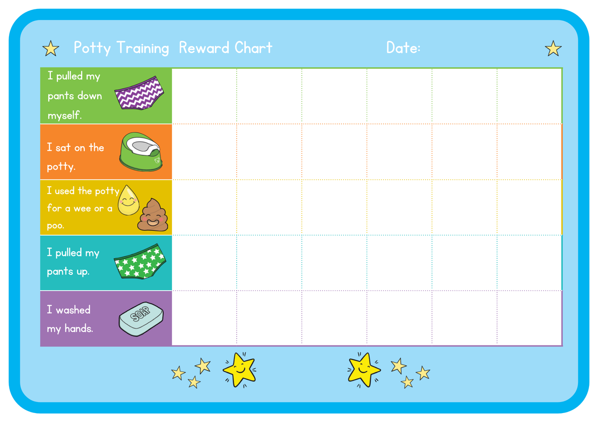 Potty Training Rewards Chart
